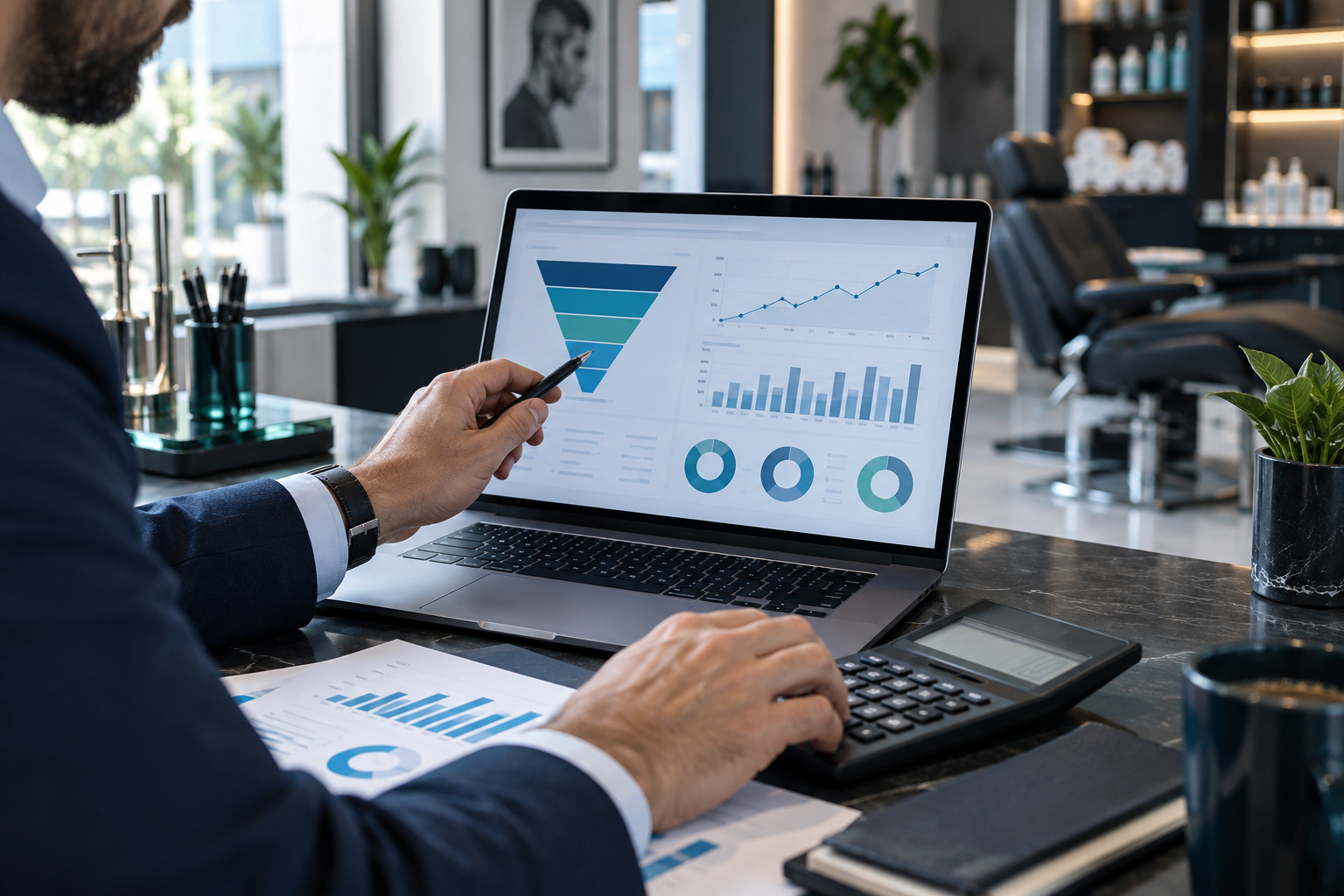 CPA・ROAS・LTVを分析する店舗経営者
